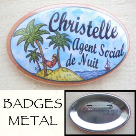 Badges Métal