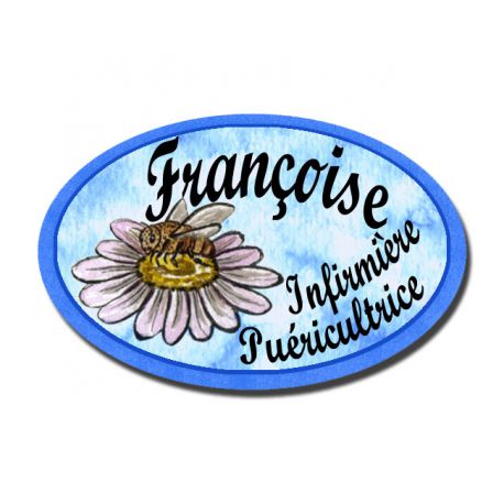 Badge Métal Marguerite