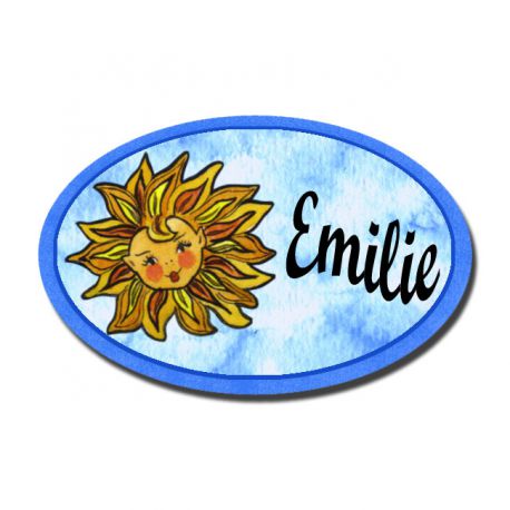 Badge Métal Soleil